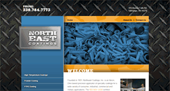 Desktop Screenshot of necoatings.com